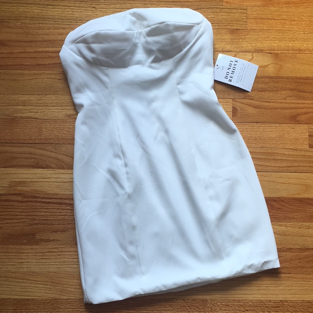 Celeb White Dress